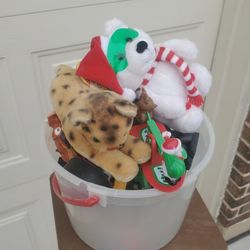 Bucket Of SMALL gently Used Toys