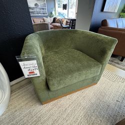 Green Swivel Chair