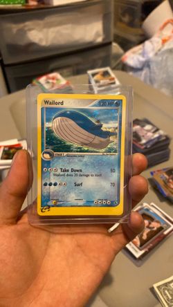 Wailord 2003 EX Ruby & Sapphire #014/109 Holo NM Pokémon Card