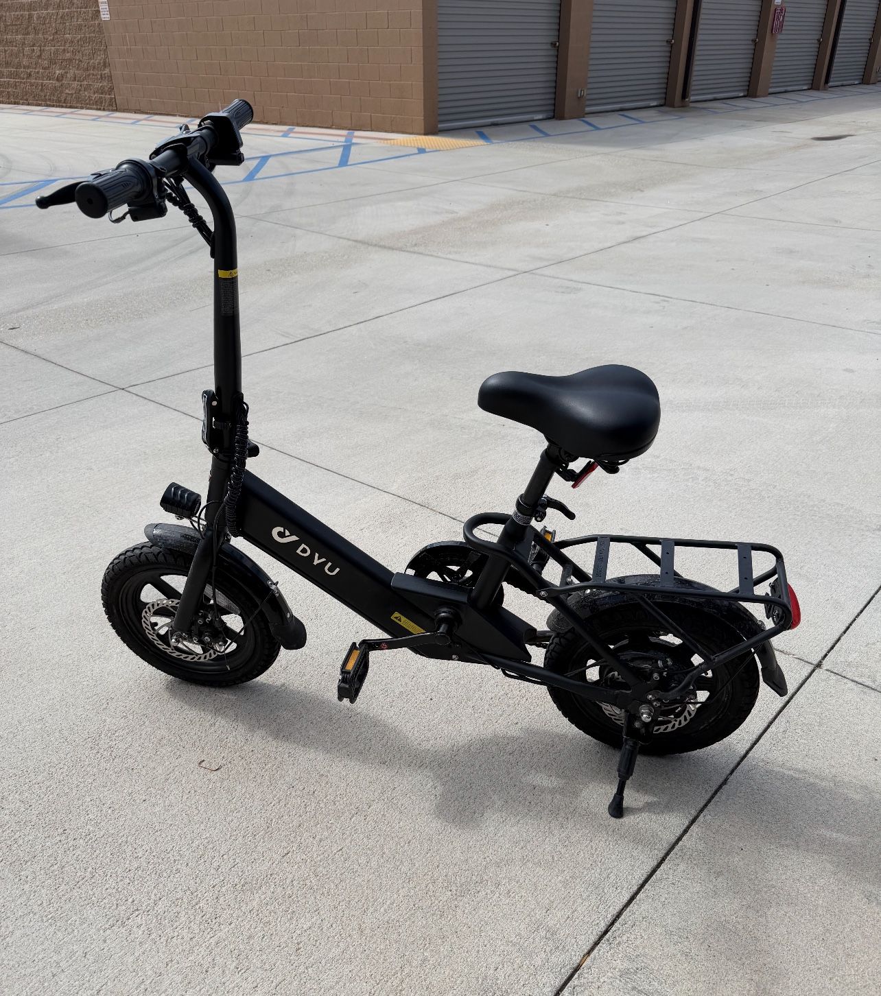 DYU Electric Bike for Adults Teens, Folding Electric Bicycle,Commuter City E-Bike 