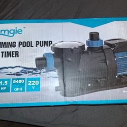 1.5 HP Pool Pump Inground Above Ground Pool Pump 220V 5400GPH