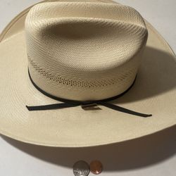 Cowboy Hat Larry Nathan Milano Texas Size 6 3/4