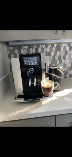 Jura S8 with milk cooler