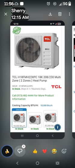 Brand new AC unit TCL 1800 BTU
