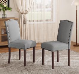 Gray Upholstered Dining Chairs