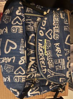 Karl Lagerfield Denim purse