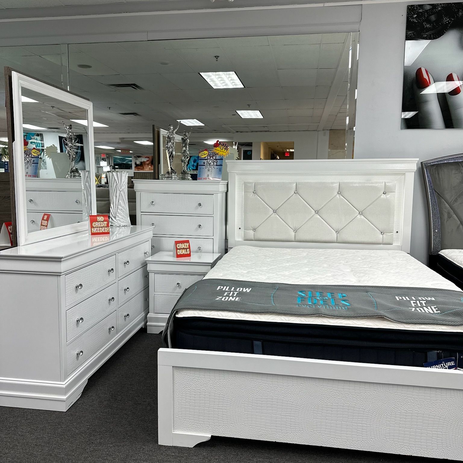 Gorgeous Modern LED 5 Pc Bedroom Furniture Set Now 50% Off! 