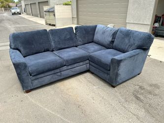 Living space Down Navy Blue 2 piece sectional