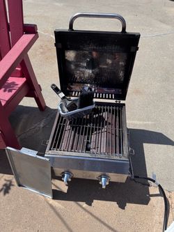 2-Burner Portable Tabletop Gas Grill