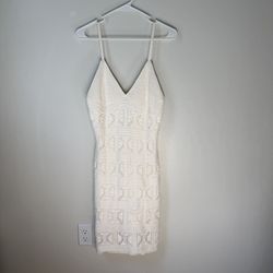 White Womans Dress Medium 