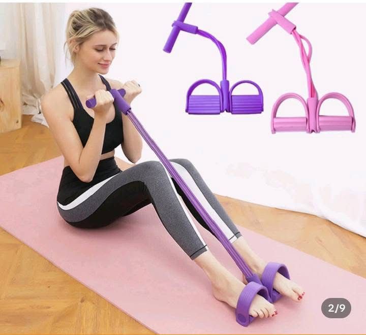 Two New Blue Pedal Resistance Band