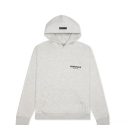 Fear of God Essentials Heather Grey Hoodie – Clean Minimal Streetwear 🔥