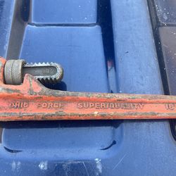 Pipe Wrench 18” Steel