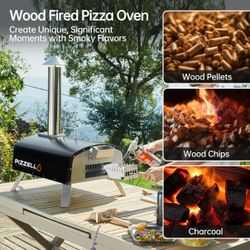 New🔥 16” Outdoor Pizza Oven – Stainless Steel Pizza Grill with Accessories