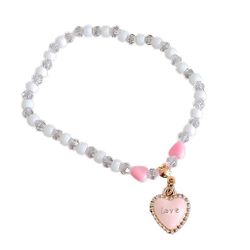 Love Charm Beaded Bracelet 