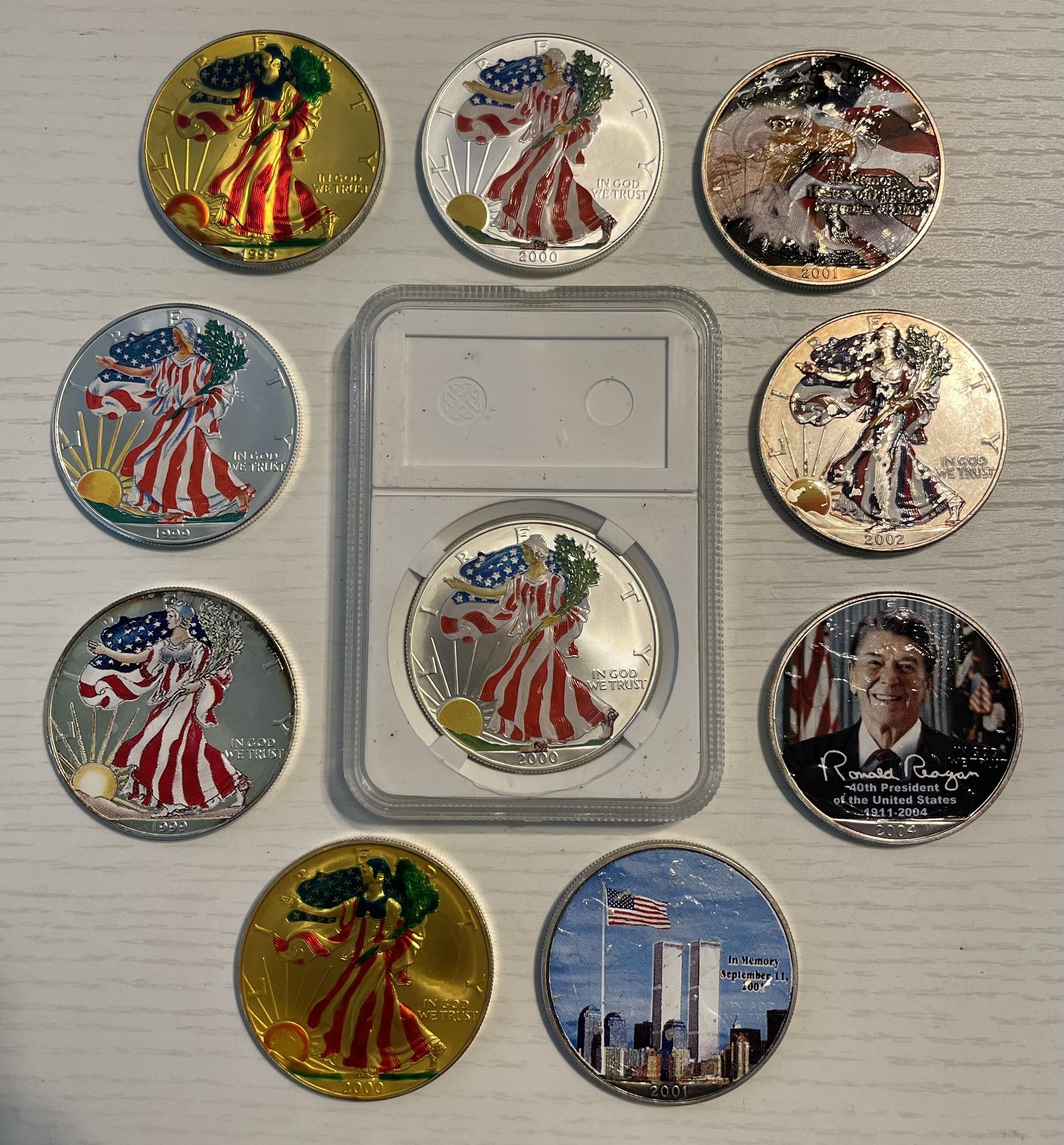 Painted/Colorized American Silver Eagles