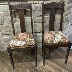 Pair Of Vintage Chairs. 