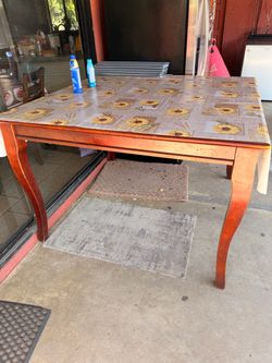 Kitchen square table