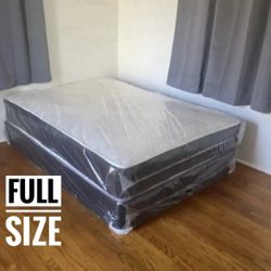 Full Size Mattress Set – Medium Comfort – Available Today 🚚