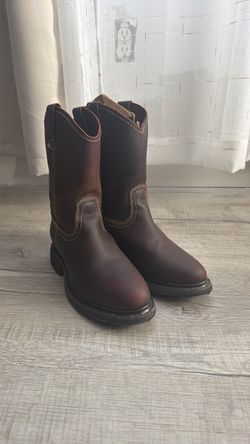 Bonanza Dark brown pull-on boots -size 5.5 US men