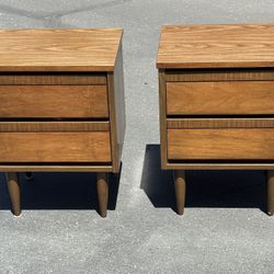 Vintage Nightstands- Mid Century 
