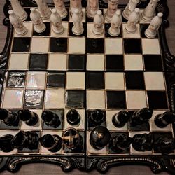 Vintage Mediveal Chess Set