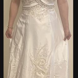 Wedding Dress Size M Fits 4 6 Or 8