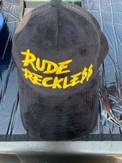 Rude Reckless Suede Hat With Money Bag
