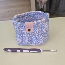 New Cute Crochet Handmade Basket