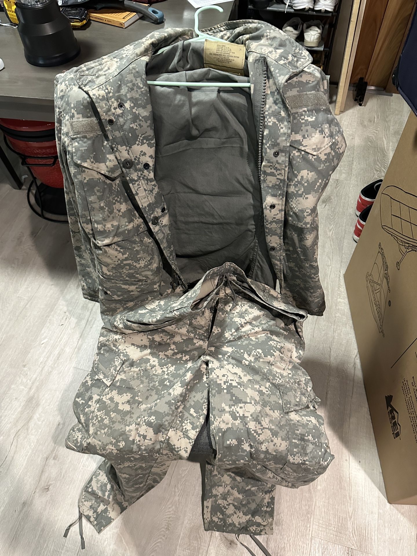 U.S. Military ACU Camo Jacket And Pants