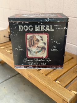 Dog meal tin can