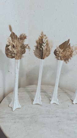 Pampas Flowers And Vase Center Pieces