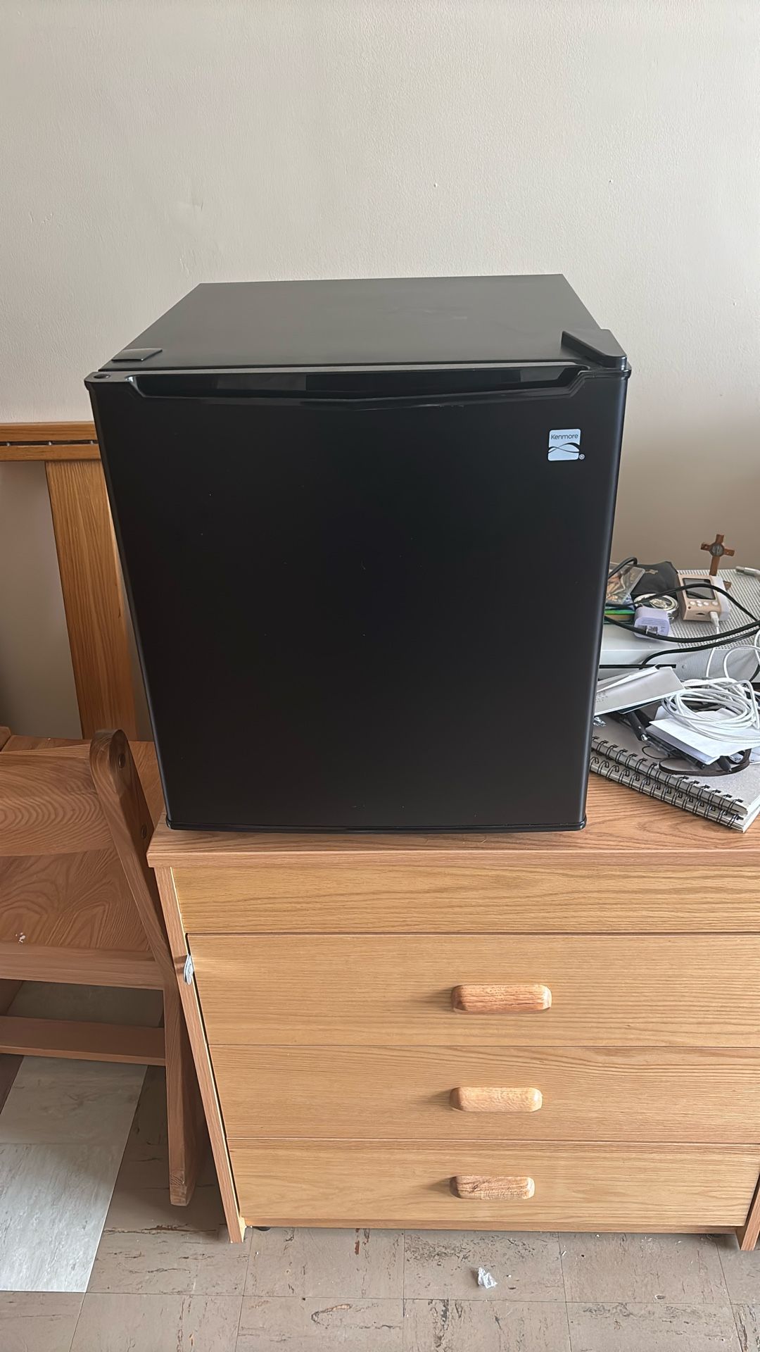 Kenmore Mini fridge And Samsung Tv