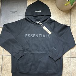 Essentials Black Hoodie 