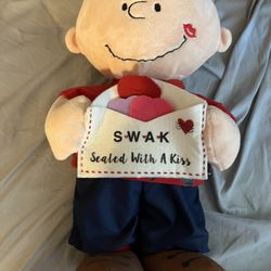 Charley Brown Valentine Plush Doll