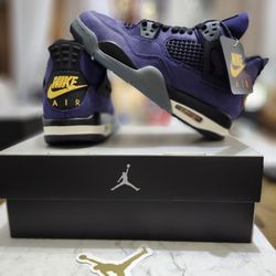 Jordan 4 Imperial Purple (Lakers) Youth Sz7