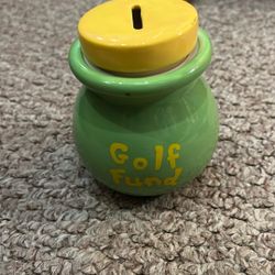 Golf Fund Piggy Bank