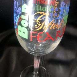 New 15 Wine 🍷 Glasses With Glass Handles 