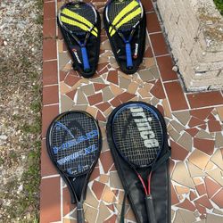 Tennis Rackets (4) $100