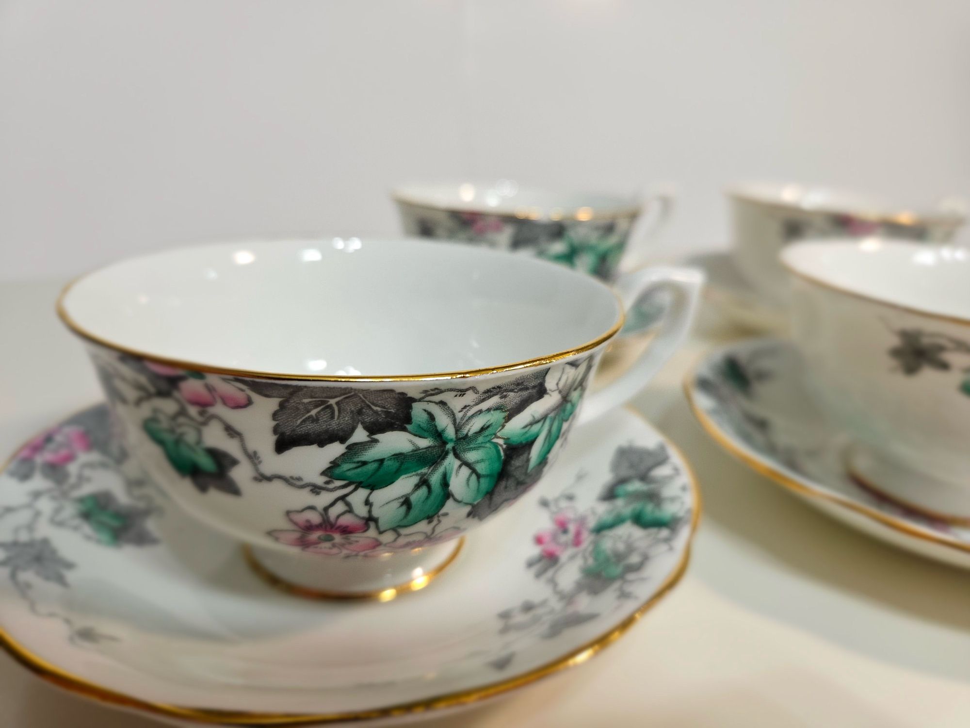 Vintage Tea Set Clarence England Bone China 1950’s