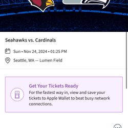 Seattle Seahawks vs Arizona Cardinals Tickets