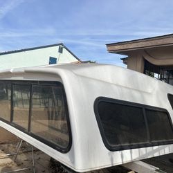 White Truck Cap/camper She’ll