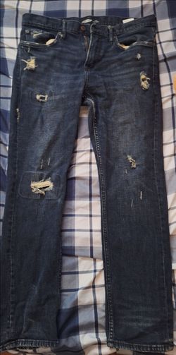 Old Navy Ripped Slim Jeans 34x30