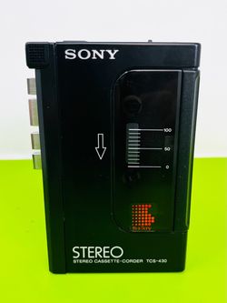 Sony TCS-430 Stereo Cassette - Player/Recorder - Works