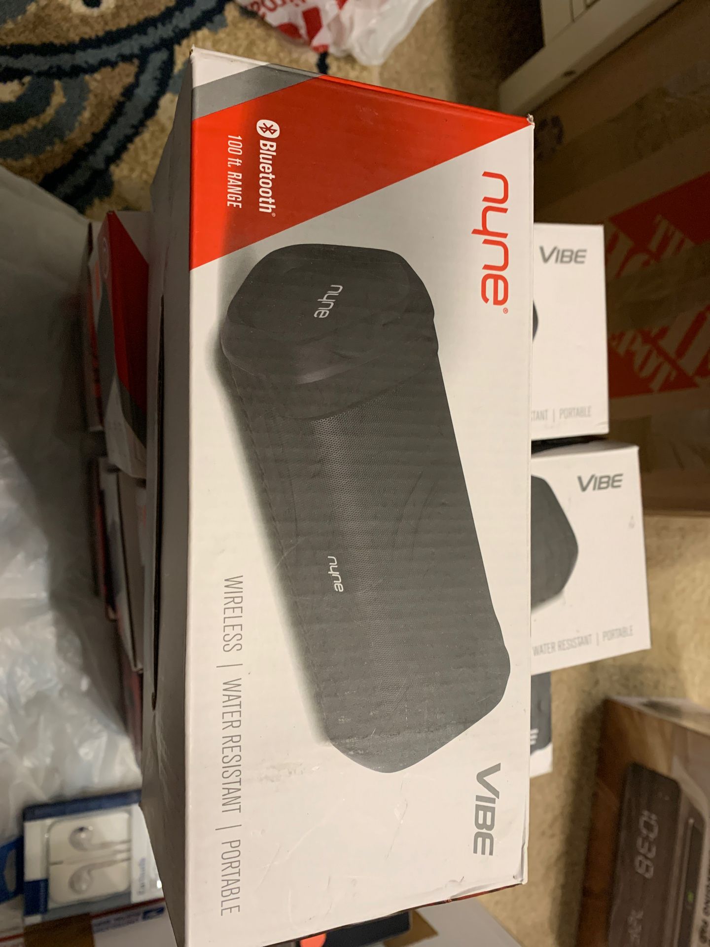 Nyne Vibe Bluetooth Portable Speaker NIB wireless 100 ft range