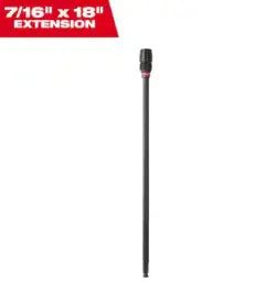 MILWAUKEE - 18 in. x 7/16 in. QUIK-LOK Universal Extension Bit