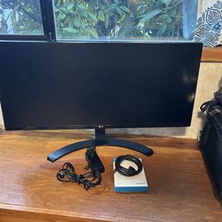 LG 34 inch 2K ultrawide monitor and Anker HDMI cable 