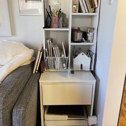 Shelves With Drawer For Small Space
