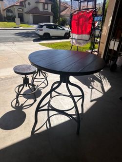 Table and chairs