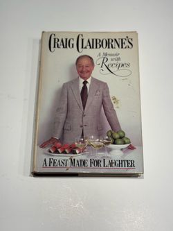 Craig Claiborne A Feast Made for Laughter First Edition